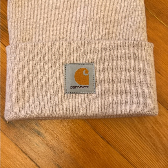 Carhartt Acrylic Watch Hat Knit Cuffed Beanie in Heathered Light Lavender - Picture 2 of 6